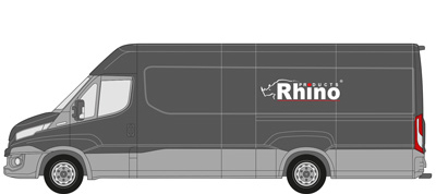 Lang hjulavtstand - Høyt tak (L4H2)