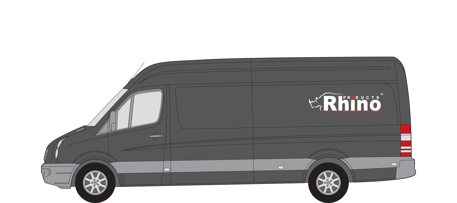 Lang hjulavtstand - Ekstra Høyt tak (L3H3)