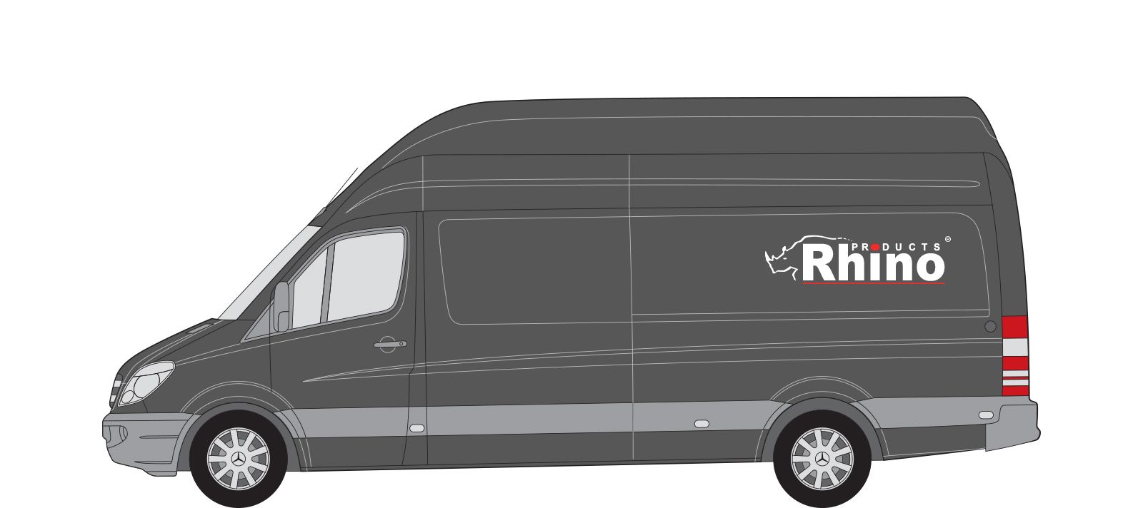 Lang hjulavtstand - Ekstra Høyt tak (L3H3)