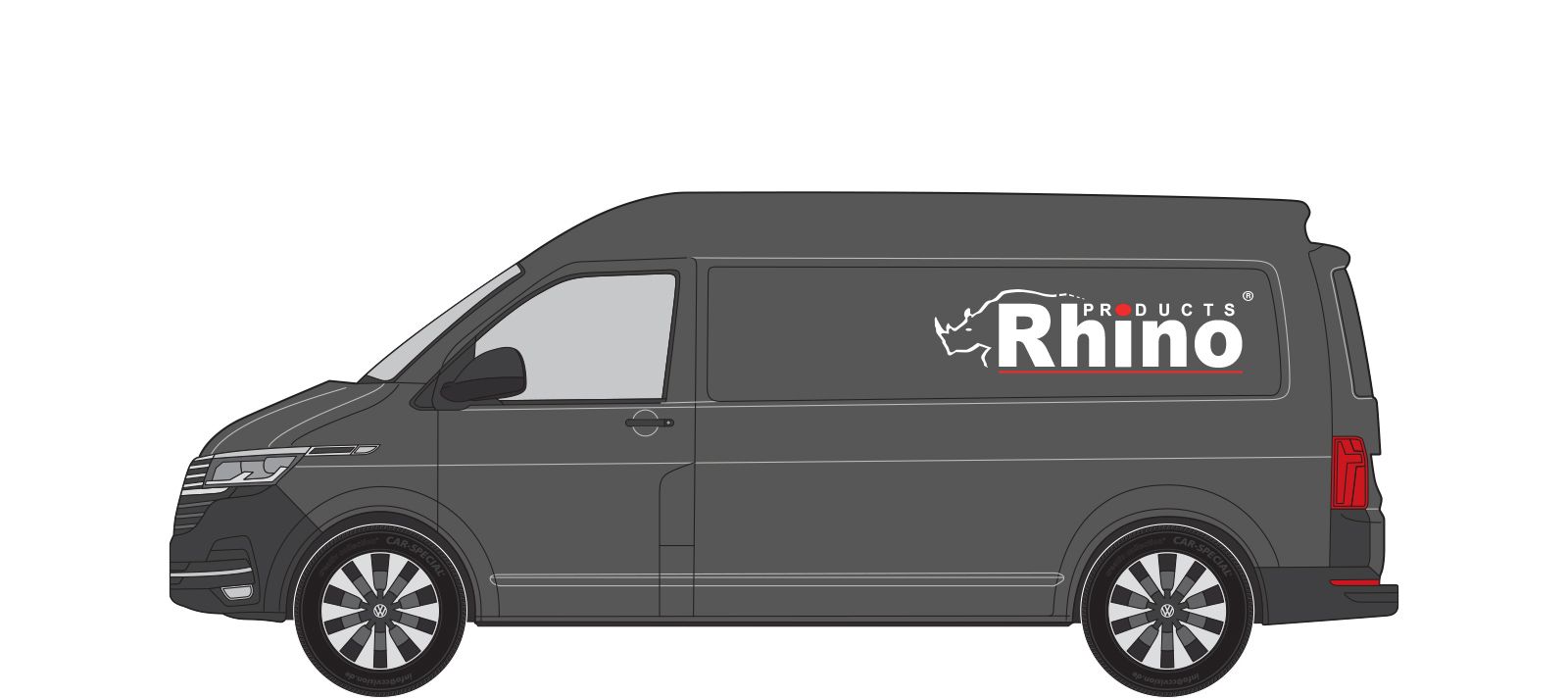 Lang hjulavtstand - Høyt tak (L2H2)