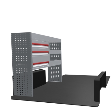 MR4 Bare Express Range til L2H1 Volkswagen T6 Transporter 2015-2023 - En del - Skuffer + Hyller