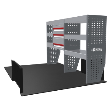 MR4 Bare Express Range til L2H1 Citroen Jumpy 2016- To deler - Skuffer + Hyller