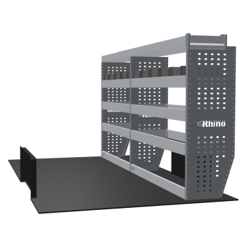 MR4 Bare Express Range til Citroen Jumpy L3H1- To deler - Topp Hylle - Gummimatter