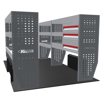 MR4 Bare Express Range til L3H1 Citroen Jumpy 2016- Full konfigurasjon - Skuffer + Hyller