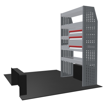 MR4 Bare Express Range til L1H2 Renault Master 2010-2024 - Forhjulsdrift - En del - Skuffer + Hyller