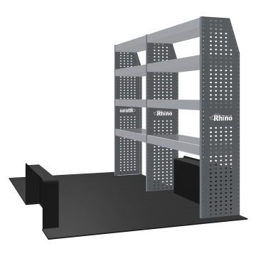 MR4 Bare Express Range til L1H2 Renault Master 2010-2024 - Forhjulsdrift - To deler - Hyller