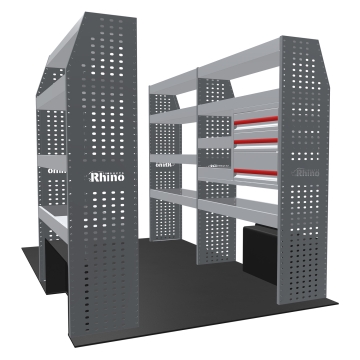 MR4 Bare Express Range til L2H3 Renault Master 2010-2024 - Forhjulsdrift - Full konfigurasjon - Skuffer + Hyller