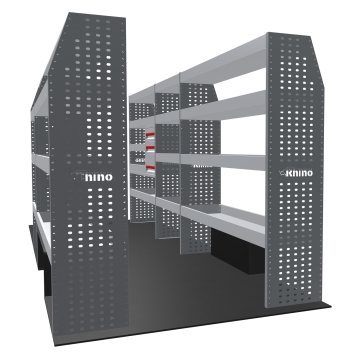 MR4 Bare Express Range til L4H2 Renault Master 2010-2024 - Bakhjulsdrift - Full konfigurasjon - Skuffer + Hyller