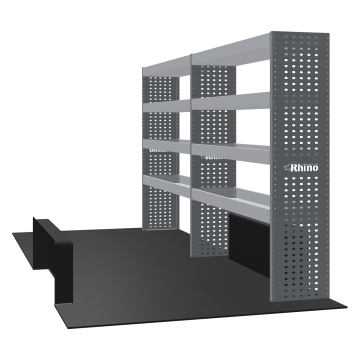 MR4 Bare Express Range til L2H2 Ford Transit 2014 - Forhjulsdrift - To deler - Hyller