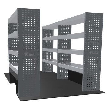 MR4 Bare Express Range til L2H2 Ford Transit 2014 - Bakhjulsdrift - Full konfigurasjon - Hyller