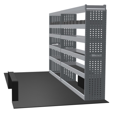 MR4 Bare Express Range til Ford Transit L3H2 - Forhjulsdrift - To deler - Topp Hylle - Gummimatter