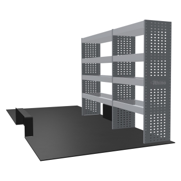 MR4 Bare Express Range til L4H3 - Bakhjulsdrift - Ford Transit 2014 - To deler - Hyller