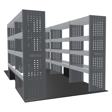 MR4 Bare Express Range til L4H3 - Bakhjulsdrift - Ford Transit 2014 - Full konfigurasjon - Hyller