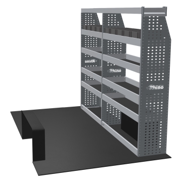 MR4 Bare Express Range til Mercedes Sprinter L1H2- To deler - Topp Hylle - Gummimatter