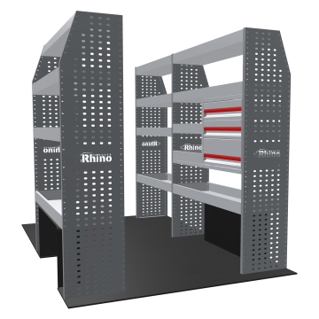 MR4 Bare Express Range til L1H2 Mercedes Sprinter 2018- Forhjulsdrift - Full konfigurasjon - Skuffer + Hyller