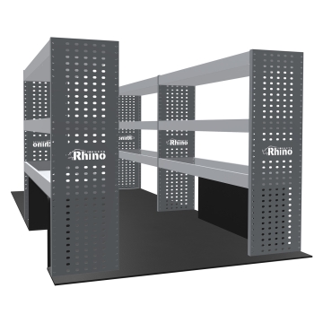 MR4 Bare Express Range til L2H1 Volkswagen Crafter 2006-2017 - Full konfigurasjon - Hyller