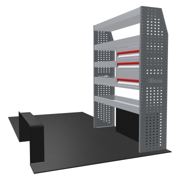 MR4 Bare Express Range til L2H2 Volkswagen Crafter 2006-2017 - En del - Skuffer + Hyller