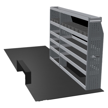 MR4 Bare Express Range til Mercedes Sprinter L3H2- To deler - Topp Hylle - Gummimatter