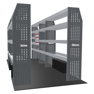 MR4 Bare Express Range til L3H3 - Bakhjulsdrift - Mercedes Sprinter 2018- Full konfigurasjon - Skuffer + Hyller