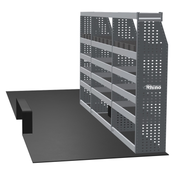 MR4 Bare Express Range til Mercedes Sprinter L4H2- Tre deler - Topp Hylle - Gummimatter