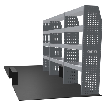 MR4 Bare Express Range til L4H2 - Bakhjulsdrift - Mercedes Sprinter 2018- Tre deler - Hyller