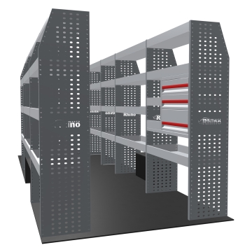 MR4 Bare Express Range til L4H2 - Bakhjulsdrift - Mercedes Sprinter 2018- Full konfigurasjon - Skuffer + Hyller