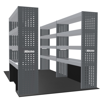 MR4 Bare Express Range til L2H2 Fiat Ducato 2006- Full konfigurasjon - Hyller