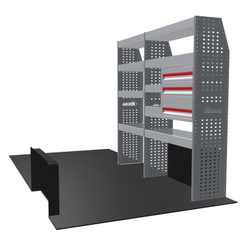 MR4 Bare Express Range til L3H3 Fiat Ducato 2006- To deler - Skuffer + Hyller