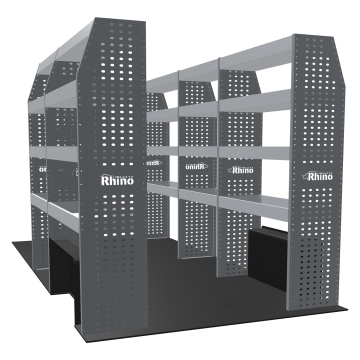 MR4 Bare Express Range til L3H3 Fiat Ducato 2006- Full konfigurasjon - Hyller