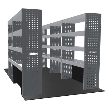 MR4 Bare Express Range til L4H2 Fiat Ducato 2006- Full konfigurasjon - Hyller
