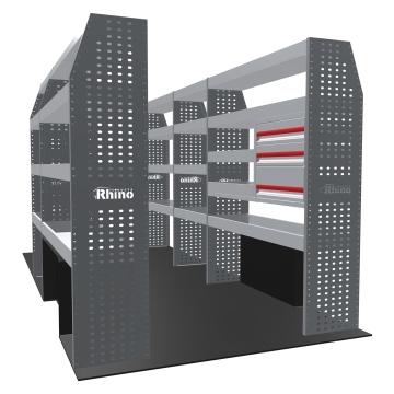 MR4 Bare Express Range til L4H3 Fiat Ducato 2006- Full konfigurasjon - Skuffer + Hyller