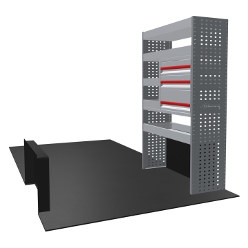 MR4 Bare Express Range til L3H2 Fiat Ducato 2006- En del - Skuffer + Hyller