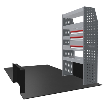 MR4 Bare Express Range til L3H3 Fiat Ducato 2006- En del - Skuffer + Hyller