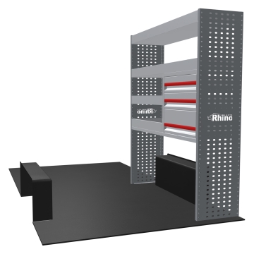 MR4 Bare Express Range til L3H3 Volkswagen Crafter 2017- En del - Skuffer + Hyller