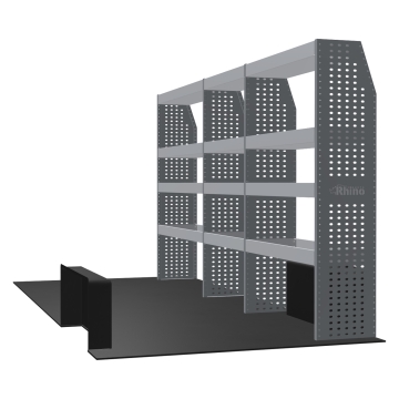 MR4 Bare Express Range til L3H2 Renault Master 2024 - Tre deler - Hyller