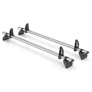 KammBar Fleet til Nissan NV250 2020 - 2021 Lang hjulavtstand (L2H1), 2 Takstativ i stål til varebil