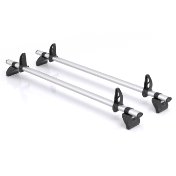 KammBar Pro til Ford Transit Courier 2014 - 2023 Kort hjulavstand (L1H1), 2 Takstativ i aluminium til varebil