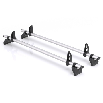 KammBar Pro til Volkswagen T7 Transporter 2024 - Kort hjulavstand - Lavt tak (L1H1), 2 Takstativ i aluminium til varebil