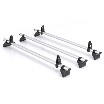 KammBar Pro til Nissan NV250 2020 - 2021 Lang hjulavtstand (L2H1), 3 Takstativ i aluminium til varebil