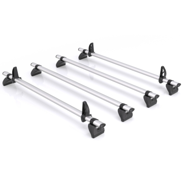 KammBar Pro til Renault Master 2024 - Lang hjulavtstand - Lavt tak (L3H2), 4 Takstativ i aluminium til varebil