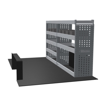 MR4 Bare Express Range til Mercedes Vito L2H1- To deler - Topp Hylle - Gummimatter