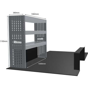 MR4 Bare Express Range til Volkswagen T7 Transporter 2024 - L1H1- En del - Hyller