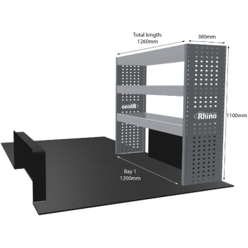 MR4 Bare Express Range til Ford Connect L1H1- En del - Hyller
