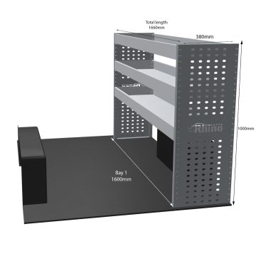 MR4 Bare Express Range til L2H1 Volkswagen Caddy 2020 - En del - Hyller -