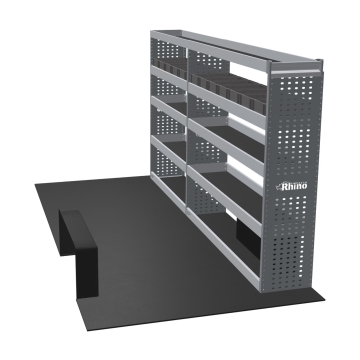 MR4 Bare Express Range til Maxus eDeliver 9 - To deler - Bakhjulsdrift - Topp Hylle - Gummimatter