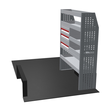 MR4 Bare Express Range til L2H2 Ford Transit Custom 2013-2023 - En del - Skuffer + Hyller