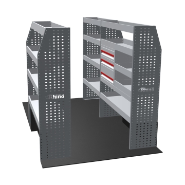 MR4 Bare Express Range til L2H2 Ford Transit Custom 2013-2023 -Full konfigurasjon - Skuffer + Hyller