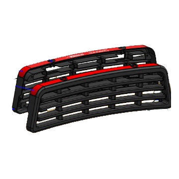 Plastöverdrag AccessStep (Svart tvådelat steg med Connect+)