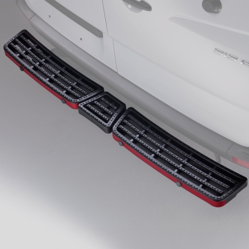 Plastöverdrag AccessStep (Svart tredelat steg med Connect+)