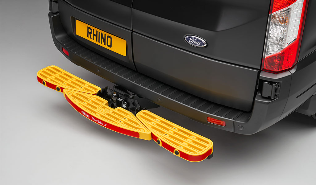 TowStep-yellow-transit-rear-high-angle